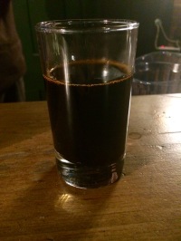 No, that's not beer! That's molasses - but the Gingerbread Stout is about the same colour. 